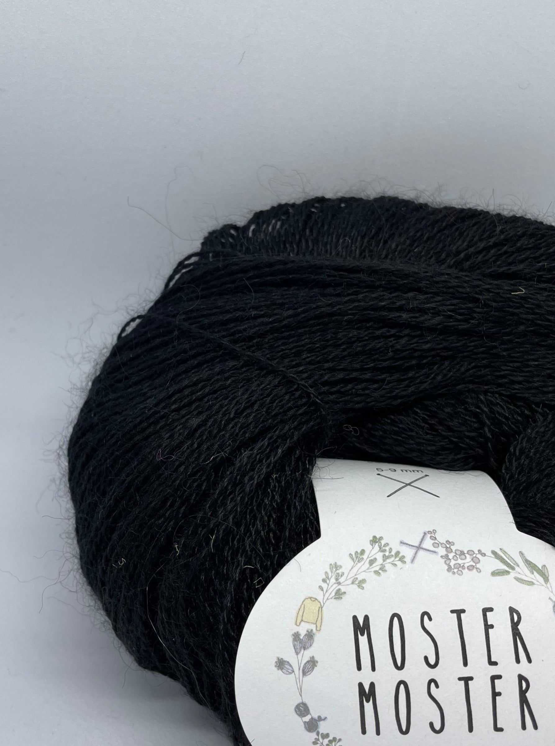 SORT (TYND BABY ALPACA FØLGETRÅD)